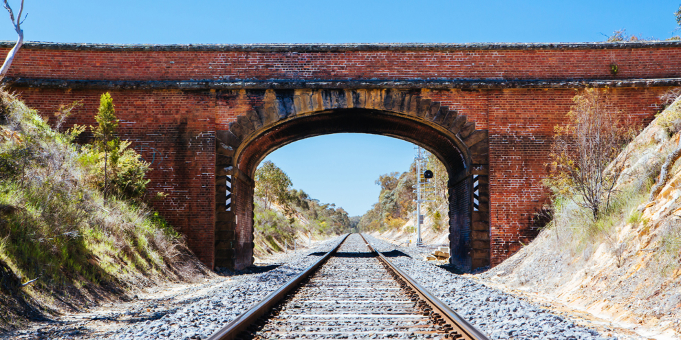 Image i Stock bridge over railway track 1334844715 4 November 2022