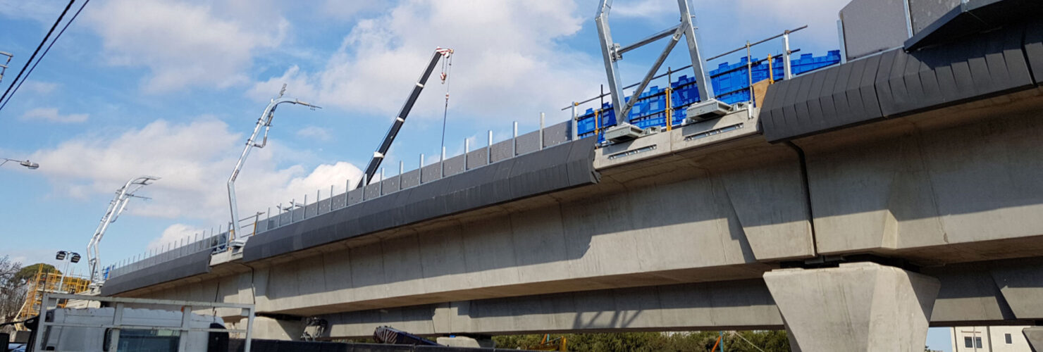 Deviation from procedures train bridge construction